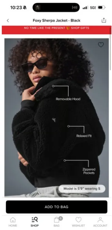 ALO Yoga Foxy Sherpa Jacket - Image 8