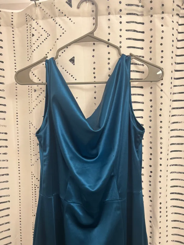 Blue Formal Dresd Size L - Image 3
