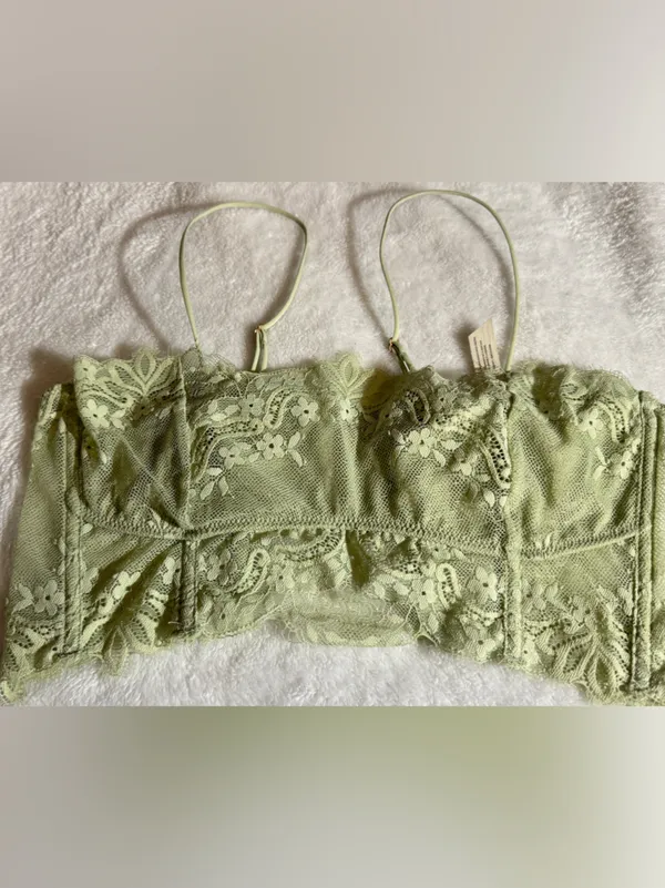 FREE PEOPLE Nolita Lace Longline Bralette NWOT - Image 9