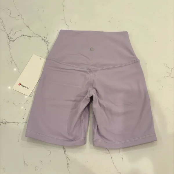 Lululemon align shorts size 2 purple lilac ether 6” inseam nwt - Image 2