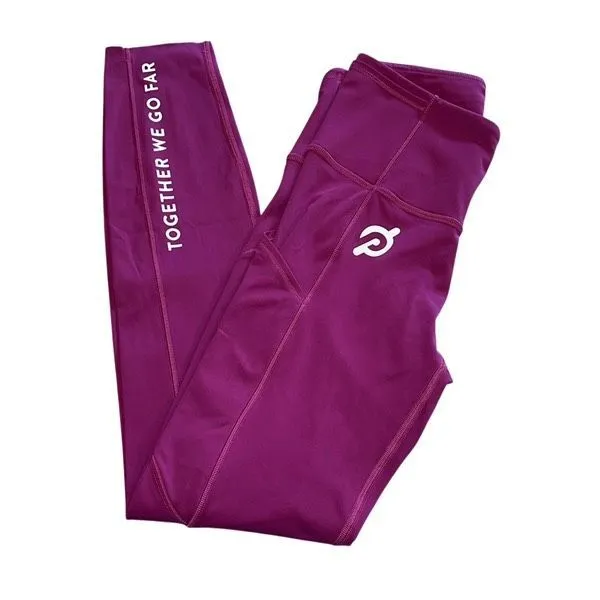 Lululemon X Peloton Women Together We Go Far Fast Free Legging Fuchsia Sz 4 NWOT - Image 5