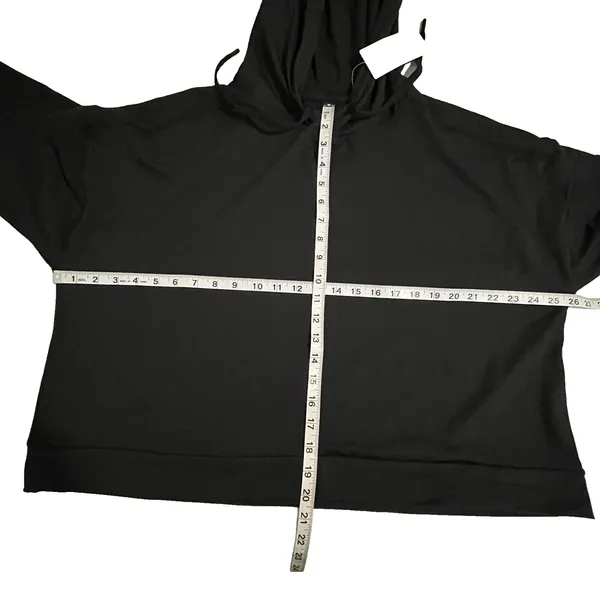 NEW All in Motion Women's XXL Soft Stretch Pullover Hoodie Black NWT - Image 7