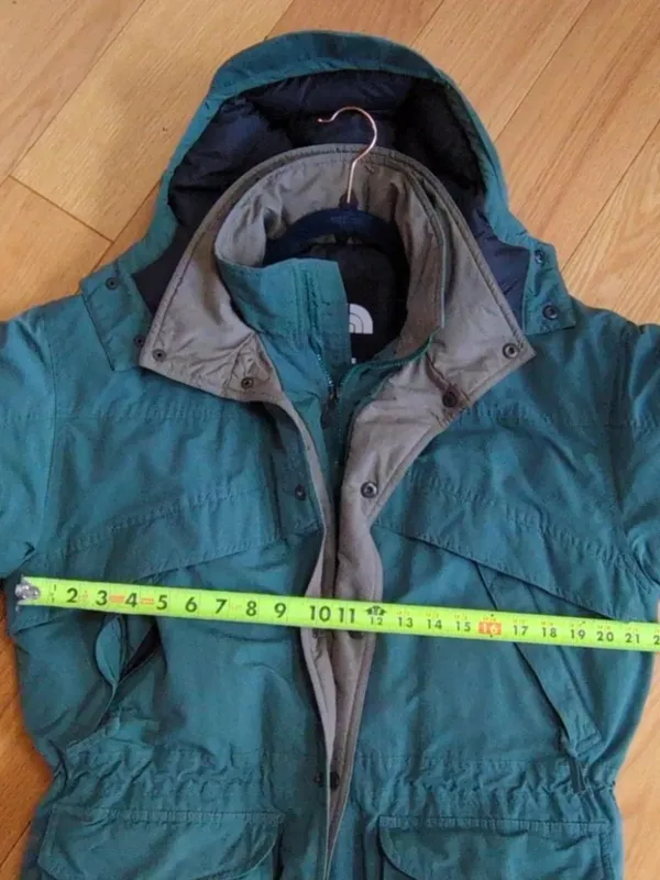 Women's Small - The North Face Goose Down Green Puffer Parka Warm Jacket - Image 15