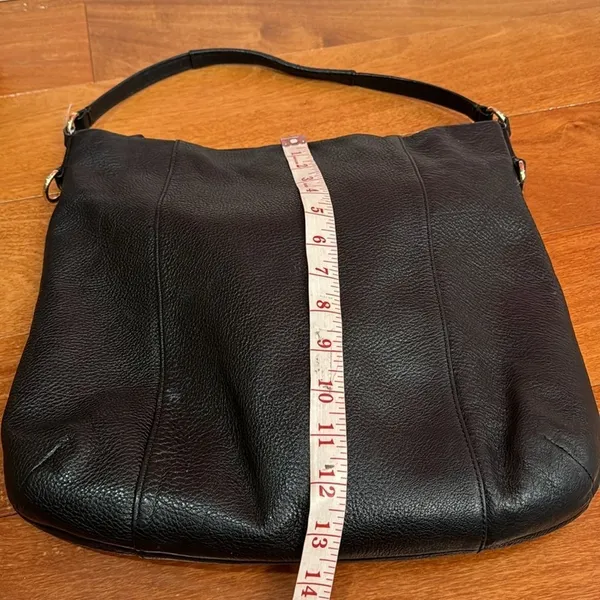 Coach Black‎ Madison Isabelle Leather Hobo Shoulder Bag - Image 15