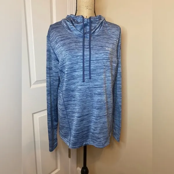 Columbia Blue Heather Slip over Athletic Top Size XL - Image 2
