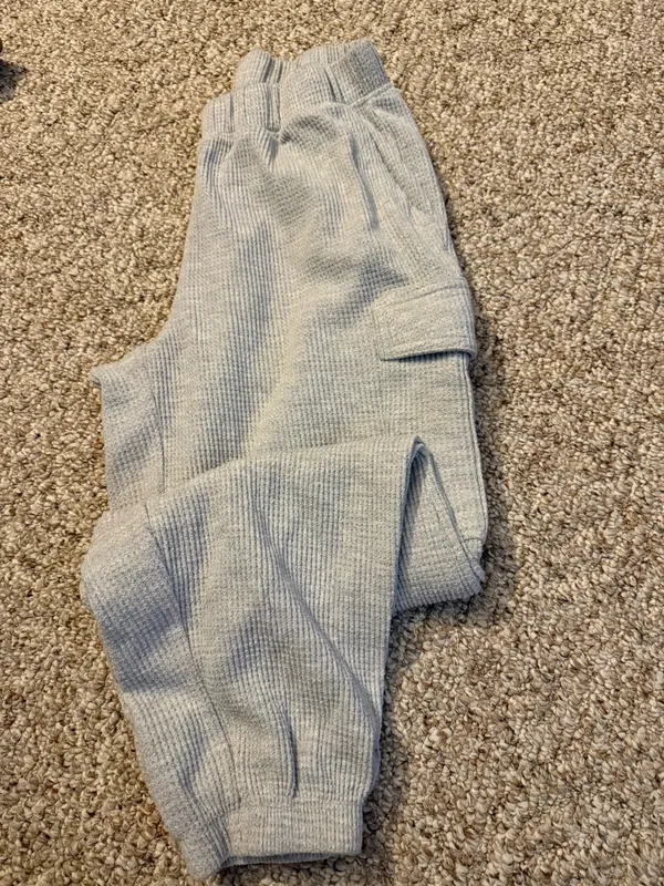 Aerie Waffle Knit Joggers Cargo - Image 3