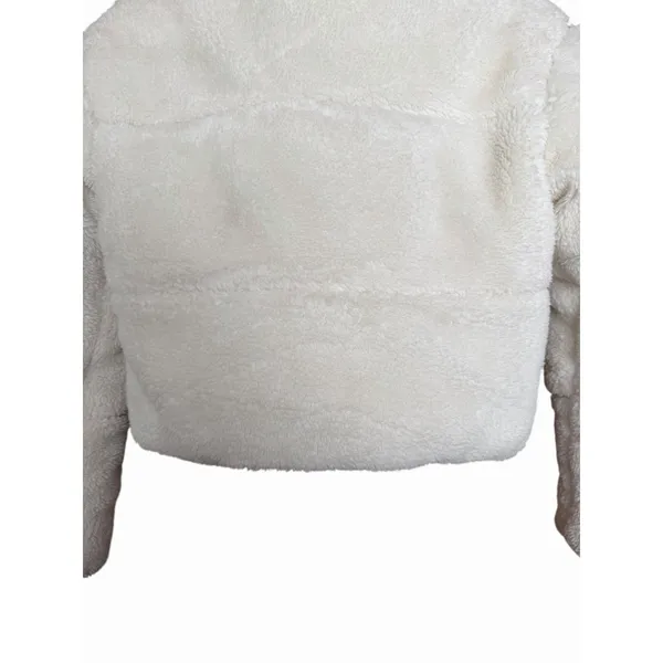 Alo Yoga Sherpa Snow Angel Puffer Jacket White/Ivory Women's Size‎ Small - Image 6