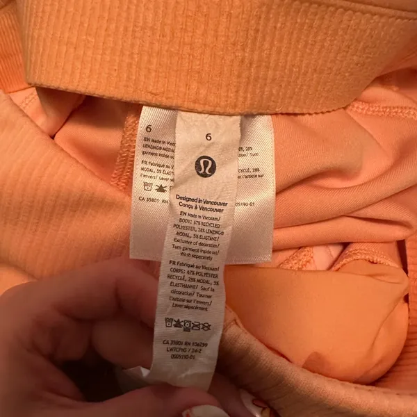 Lululemon ribbed softstream high rise short - Image 2