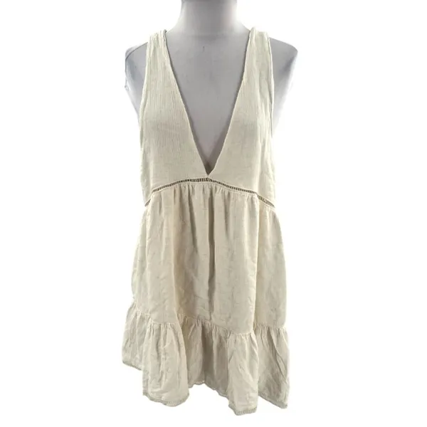 NWT Anthropologie Malai Salt Sleeveless Mini‎ Swing Dress Sz M - Image 4