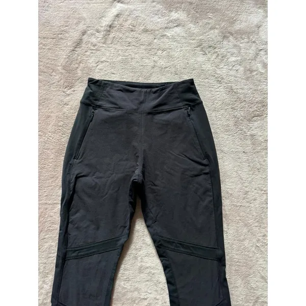 Athleta Women's High-line Hybrid‎ Summiter Tight Pants Black Size 4 - Image 2