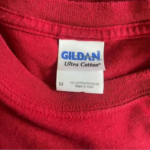 Gildan Ultra Cotton UAB Collegiate Alabama Crimson Tide T-shirt medium - Image 5