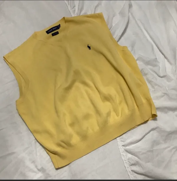Polo Ralph Lauren Yellow SweaterVest - Image 2