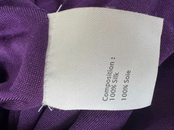 3.1 Phillip Lim Plum Purple Silk Blend Draped Ruched V Neck Midi Dress M - Image 6