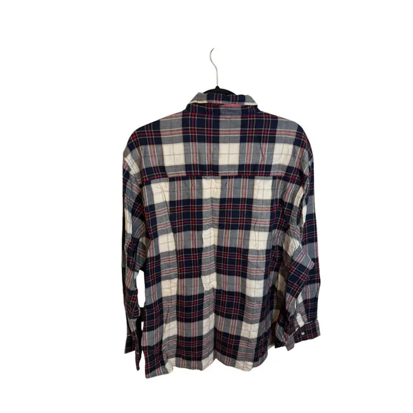 NWT Aerie Off Duty Plaid Flannel Shirt - Image 2