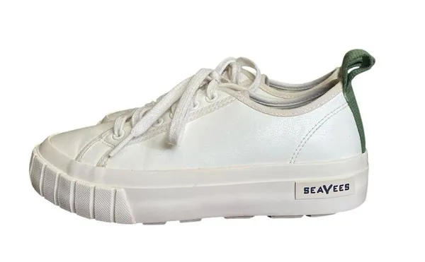 SEAVEES Melrose Lug Platform sneakers size 5.5 leather - Image 4