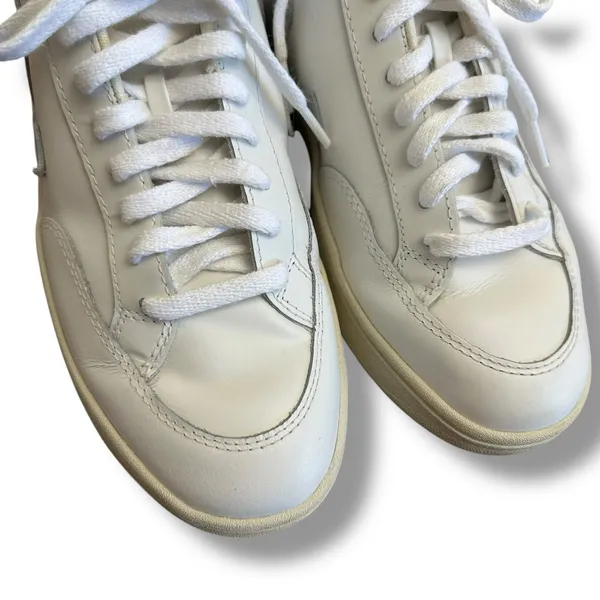 VEJA V-10 White Leather‎ Gray Suede Sneakers Women’s 10 Sustainable Low Top - Image 10