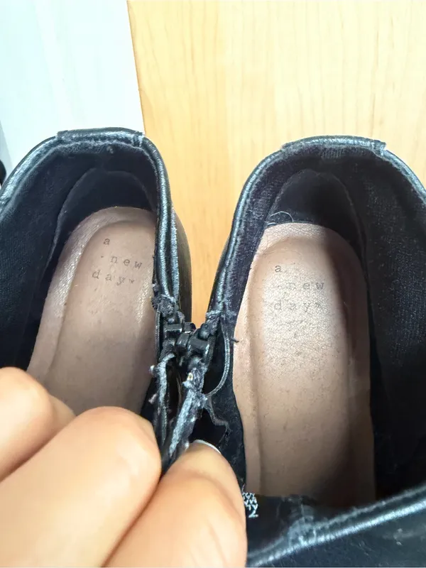 A New Day Women’s Black Ankle Booties. Size: 7.5 - Image 7