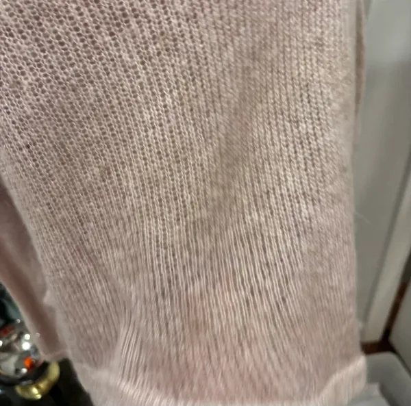 New Collection Made in Italy Mauve Mohair Blend Layered Tunic Sweater Set - Image 6