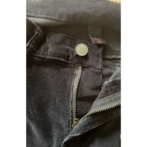 JW (JW Style) Corduroy Black Women’s Boot Cut Stretch Jeans Pants Size 8 - Image 7