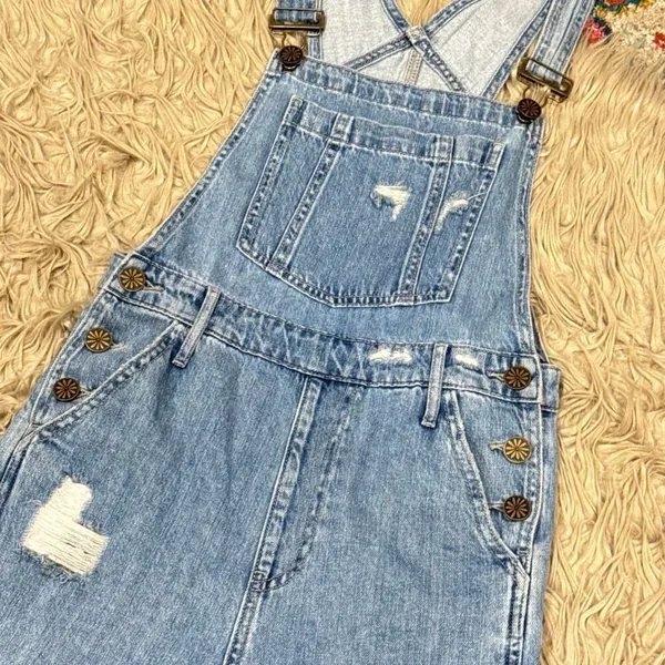 Show me your Mumu wide leg flare overalls size small - Image 7
