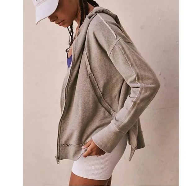 NWT FP Movement Only One Hoodie / Heather Grey - Image 4