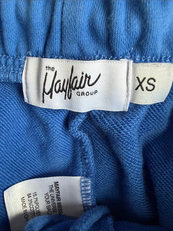 The Mayfair Group You Deserve To Be Happy blue shorts - Image 3
