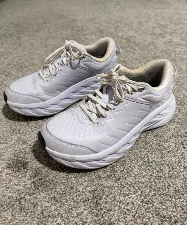 Hoka Bondi SR Leather Tennis Shoes - Image 2
