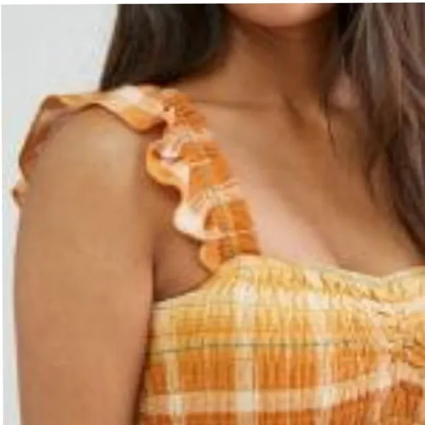 Anthropologie EN ELLY Ruffled Maxi Dress Size M - Image 3