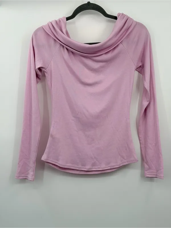 Free People‎ Robbie Off Shoulder Top M Lilac Bloom Purple NWT - Image 4