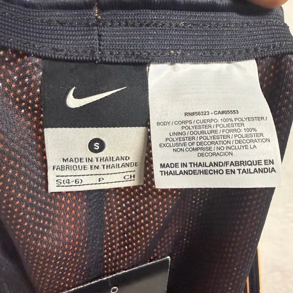 NWT Nike S Mesh Training Running Shorts Orange Athletic Gym Running Workout - Image 4