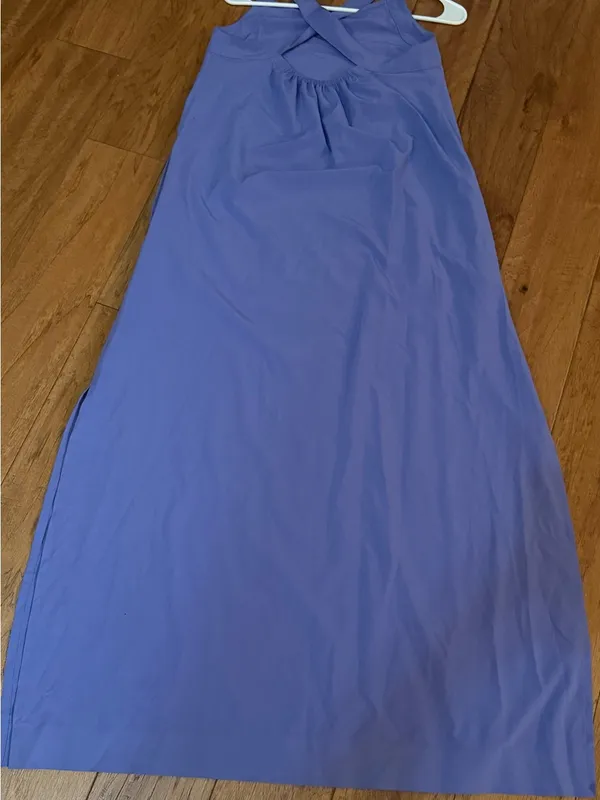 Athleta Sleeveless Maxi Dress in Lavender Blue - Image 3
