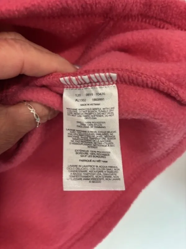 Columbia XL Women’s Dark Pink Light Pink Colorblock Fleece 1/2 Snap Pullover - Image 7
