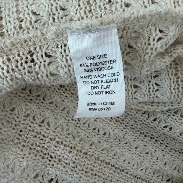 Anthropologie cream longline textured open knit duster cardigan - Image 7
