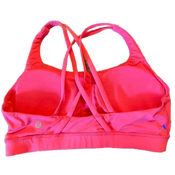 Lululemon Energy Bra in Pink Size 8 - Image 2
