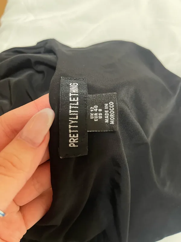 Pretty Little Thing black cutout mini dress - Image 4