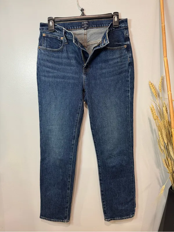 J.CREW Women's Slim Boyfriend Jeans Blue Size 27 Style #CB361 - Image 5