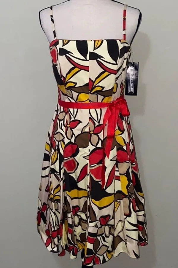 Jessica Howard floral print sleeveless dress NWT - Image 2