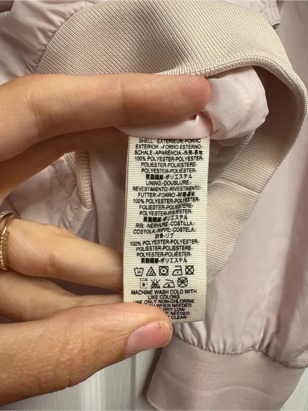Free People Lightweight Knock Out Siren Bomber Jacket Size Medium - Image 3
