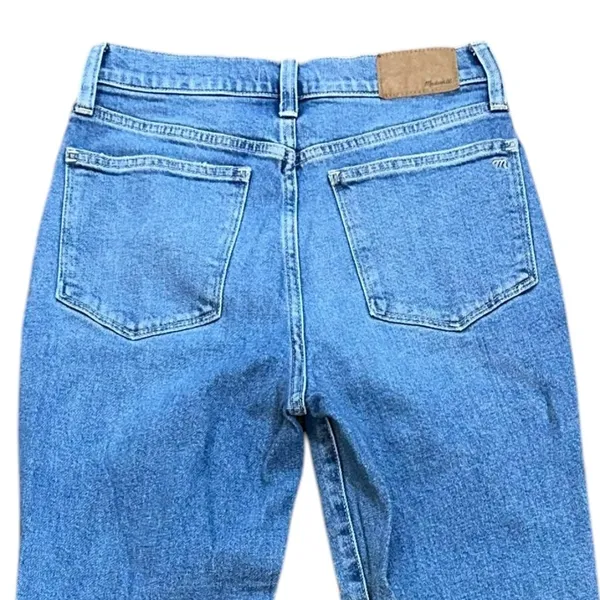 Madewell‎ The MomJean Denim Tapered Leg Jeans Leacrest Wash High Waist Size 26 - Image 4