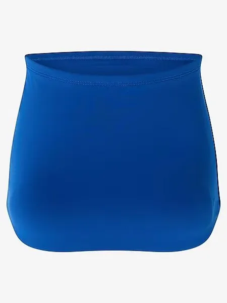 Express Royal Blue Strapless Tube Crop Top - Image 3