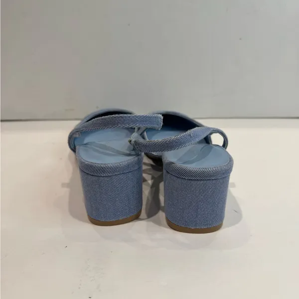Chinese Laundry Rozie Denim Slingback Pumps - Size 5 - Image 7