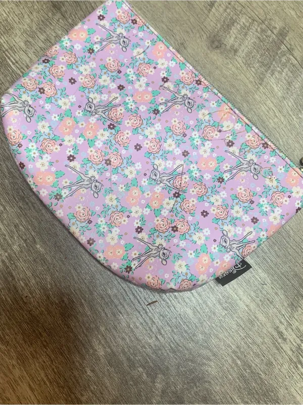 Disney Pink Floral Bambi Cosmetic Bag Mad Beauty - Image 5