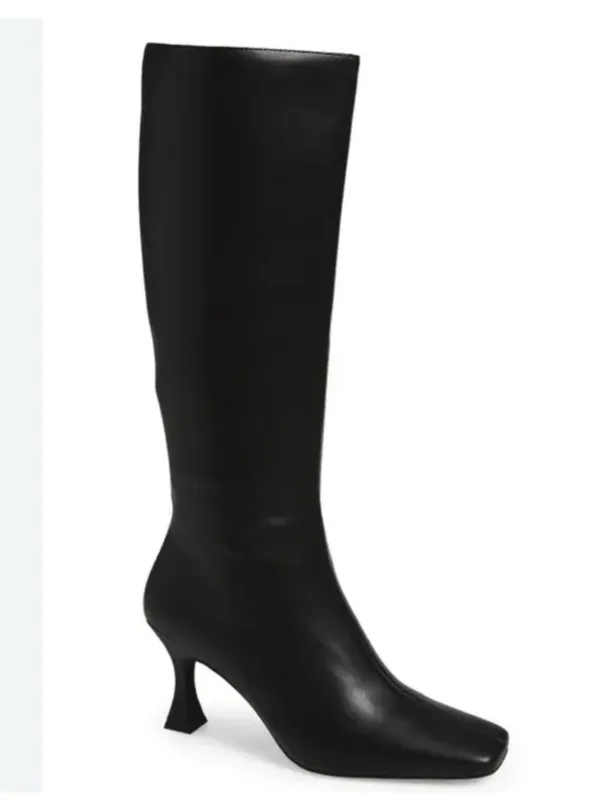 Jeffrey Campbell Checkmate Knee High Boot Black - Image 2