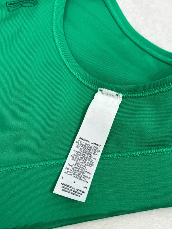 Nike DRI- FIT Green Sports Bra size S P - Image 3