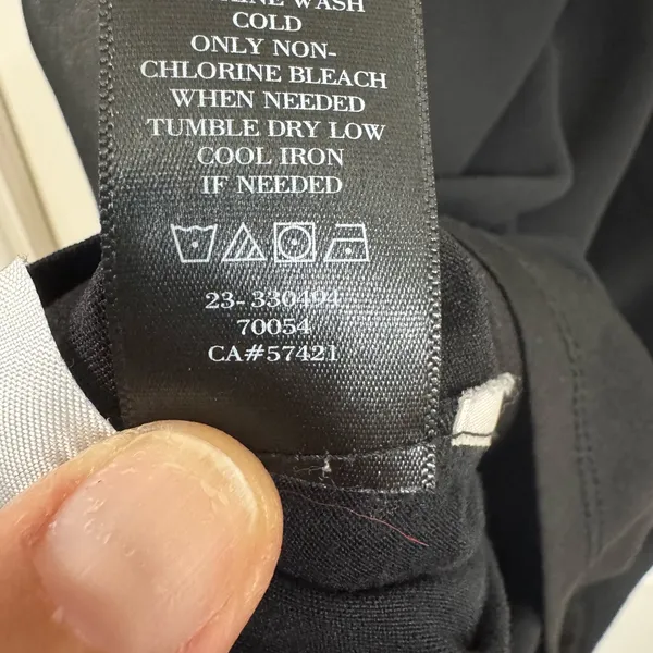 Ann Taylor Black Blouse with Tie Detail - Image 3