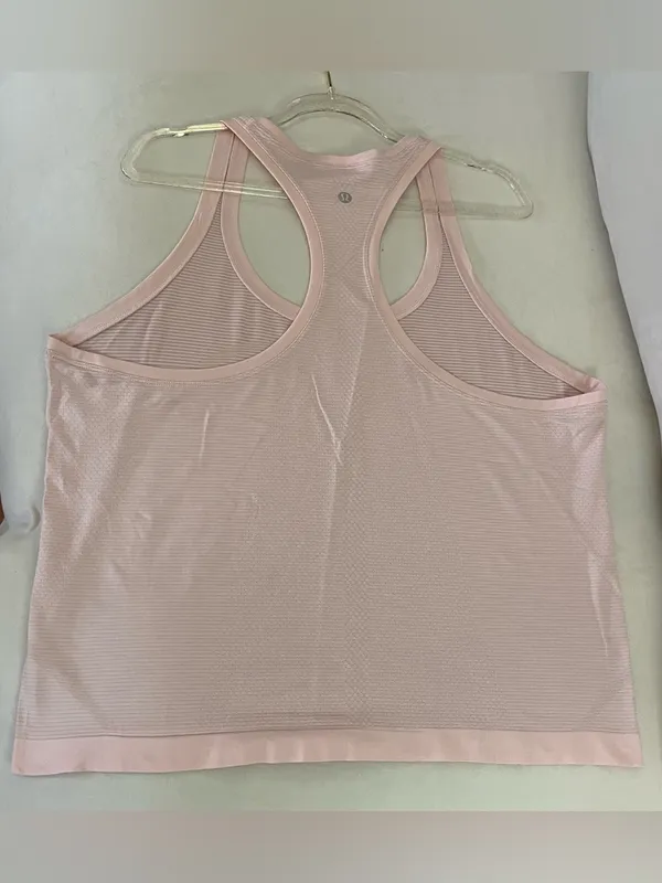 Lululemon Swiftly Racerback Tank Top Blush Pink Size 14 - Image 6