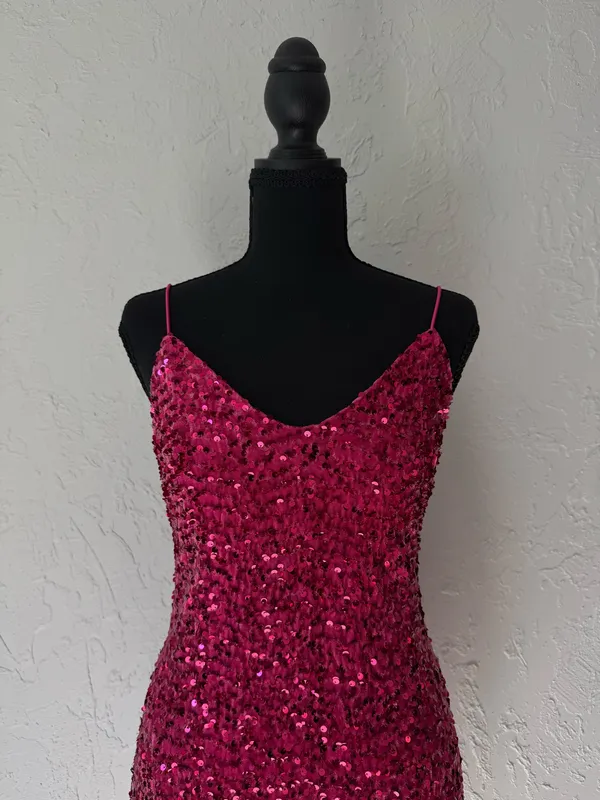 Francesca’s pink sequin dress  - Image 6
