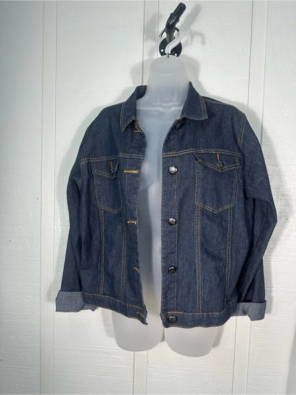 AQ Denim Jacket Size 1X EUC - Image 2