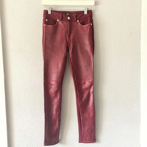 New 7 For All Mankind The Pieced Skinny Jeans - Image 3