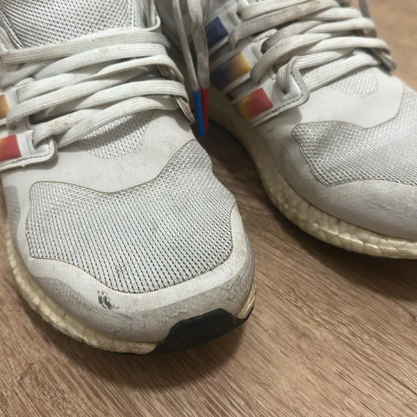 Adidas | Woman's Ultraboost S&L Pride White Rainbow Running Shoes, Size‎ 8.5 - Image 5